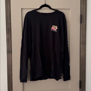 Vineyard Vines Black Long Sleeve Graphic Tee